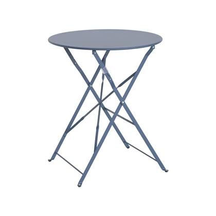 Sweeek  Inklapbare metalen bistro tuintafel Ø60cm, plaats voor 2