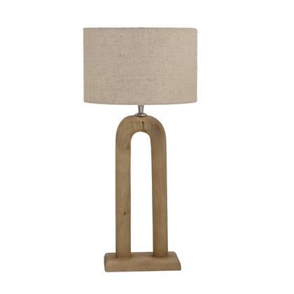 Giga Meubel - Tafellamp Naturel 60cm - Mangohout - Micky Bruin
