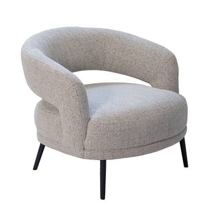 DÉJA Living - Fauteuil Stof Beige - 79x80x72cm - Zoé