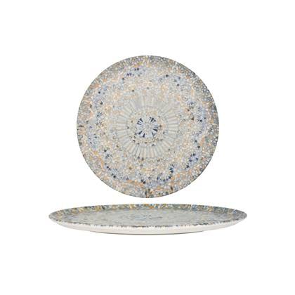 Bonna Pizza bord - Luca Mosaic - Porselein - 32 cm - set van 2