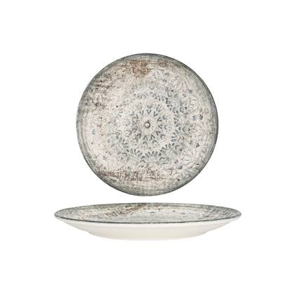 Rinart Dinerbord - Fade - Porselein - 27 cm - set van 6