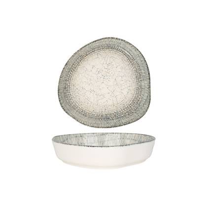 Rinart Diep bord - Olmeca - Porselein - 21 cm (900cc) - set van 6