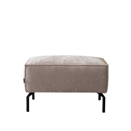 Bronx71 Hocker Kansas stof gemêleerd Taupe