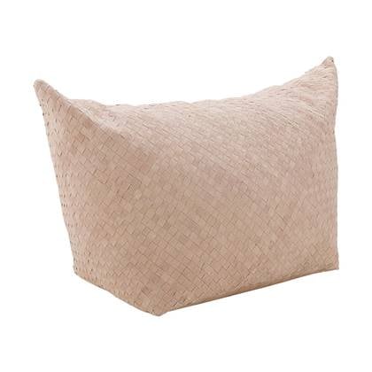 vtwonen Bean Bag - Poef - Zitzak Volwassenen - Donkerbeige - Suede - 92x38x54cm