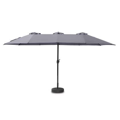 Feel Furniture  Toscano - Grote Parasol - Twin - 4.5 Meter - Donkerg…