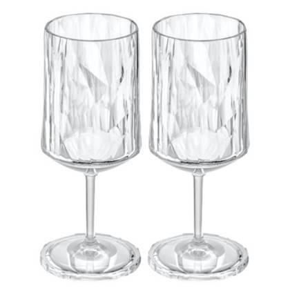 Koziol - Wijnglas, 0.3 L, Set van 2, Organic, Transparant - Koziol | C