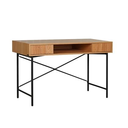 Bronx71® Bureau Maury blank eiken 120x55x77 cm