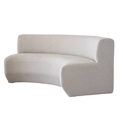 Giga Meubel Eetkamerbank Ivar - Rond - 210x85x85cm - Greige