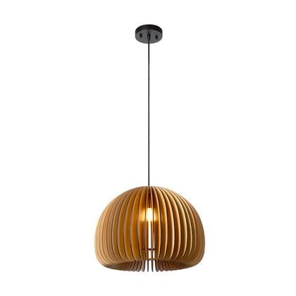 Atmooz - Valeria - Hanglamp - Bruin - Hout - 45 x 230 cm - Hal - Slaapkamer - Eetkamer - Woonkamer