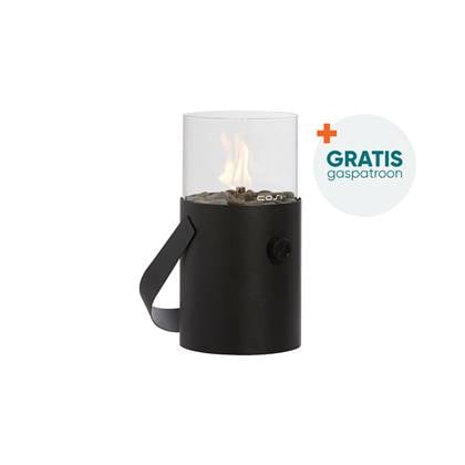 Cosiscoop black - Original - gaslantaarn met gaspatroon Zwart