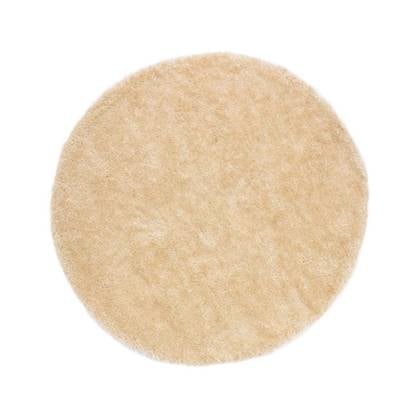 Rond hoogpolig vloerkleed velvet - Posh champagne 280 cm rond