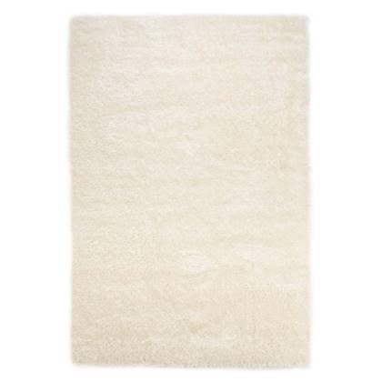 Tapeso Hoogpolig vloerkleed velvet - Posh - 160x230 cm Wit