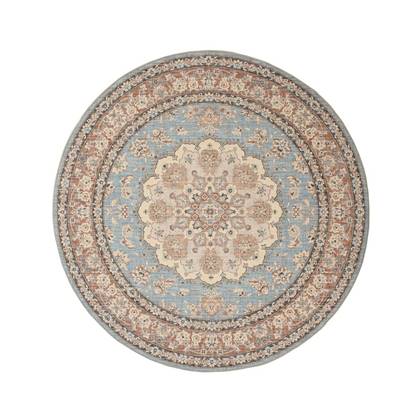 Rond Vintage buitenkleed - Valenca Nova lichtblauw/beige 200 cm rond