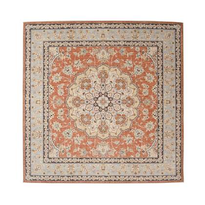 Buitenkleed vierkant Vintage - Valenca Nova terracotta 230x230 cm