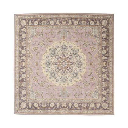 Heritaged Buitenkleed vierkant Vintage - Valenca Nova paars|roze - Roze, Paars