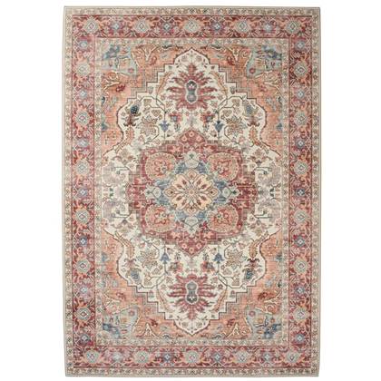 Heritaged Vintage buitenkleed - Valenca Fino crème|rood - 160x230 cm Crème, Rood