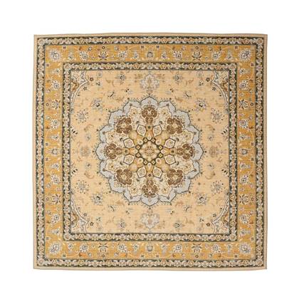 Buitenkleed vierkant Vintage - Valenca Nova geel 230x230 cm