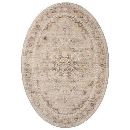 Heritaged Buitenkleed ovaal Vintage - Valenca Fino licht|beige - Grijs