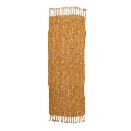 Boho&me Jute loper Chunky - Boho & me - goud|naturel - 70x200 cm