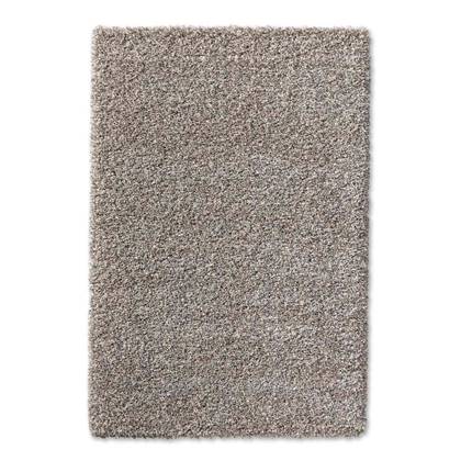 Shaggy Prime Vierkant hoogpolig vloerkleed - Shaggy Prime - |zilver Wit