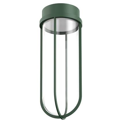 Flos In Vitro Outdoor plafondlamp Ø18 LED donkergroen