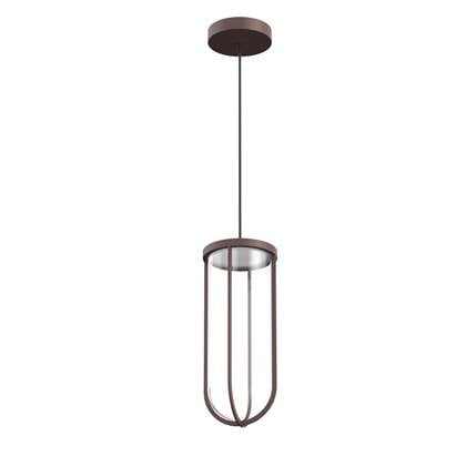 Flos In Vitro hanglamp LED Ø18 outdoor donker Bruin