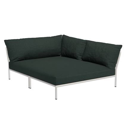 Houe Level2 Cozy Corner loungebank rechts frame wit stof Alpine