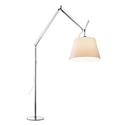 Artemide Tolomeo Mega Terra booglamp LED 3000K toetsdimmer alu