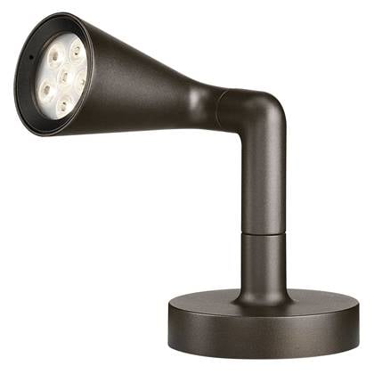 Flos Belvedere Spot F1 vloerlamp LED donkerbruin