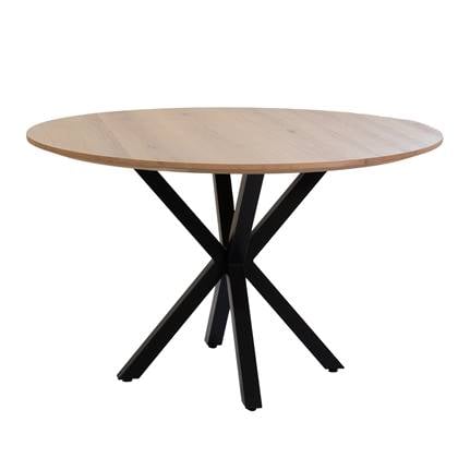 DÉJA Living - Eettafel Rond Eikenhout - 125x125x76cm - Jesper