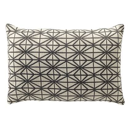 Dutch Decor buitenkussen NISA - 40x60 cm Charcoal Gray Grijs