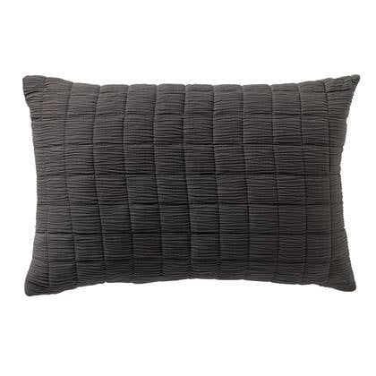 Dutch Decor sierkussen REZA - 40x60 cm Charcoal Gray Grijs