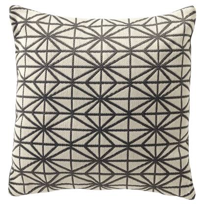 Dutch Decor buitenkussen NISA - 45x45 cm Charcoal Gray Grijs