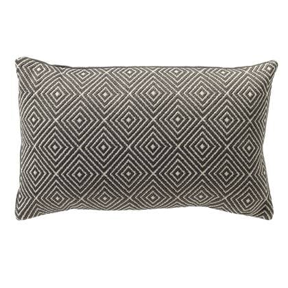 Dutch Decor buitenkussen VERANO - 30x50 cm Charcoal Gray Grijs