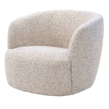 DÉJA Living - Draaifauteuil Beige - 82x84x76cm - Marie