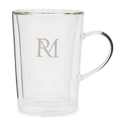 Rivièra Maison  RM Monogram glas - Dubbelwandig - L