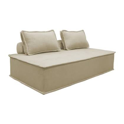 Sweeek  2-zits fauteuil voor modulaire bank in gestoffeerde stof