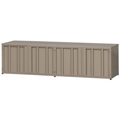 WOOOD Level Tv-Meubel - Metaal - Zand - 44x160x44 Crème