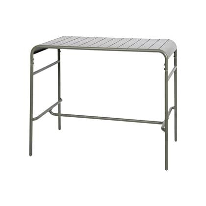 sweeek - 4-persoons metalen tuintafel, amelia 120 x 70cm x 95cm