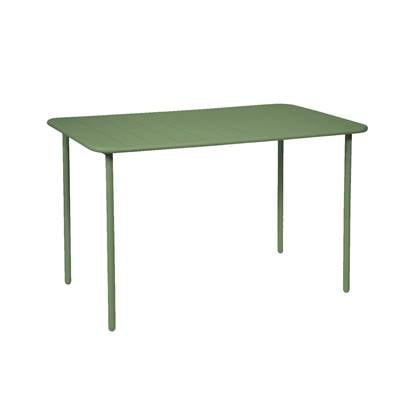 sweeek - Metalen tuintafel voor 4 personen, amelia 120 x 70cm