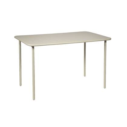 sweeek - Metalen tuintafel voor 4 personen, amelia 120 x 70cm