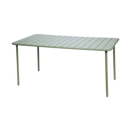 sweeek - Metalen tuintafel 6-8 zitplaatsen, amelia 160x90xh725cm