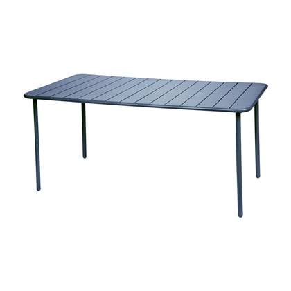 sweeek - Metalen tuintafel 6-8 zitplaatsen, amelia 160x90xh725cm