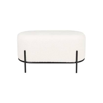 Housecraft Living Boz Hocker/ bankje Off-White - Wit