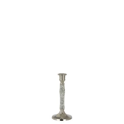 J-Line kandelaar Diamant - aluminium - zilver - small