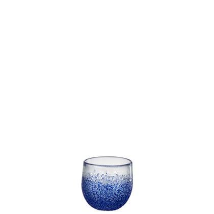 J-Line windlicht - glas - blauw