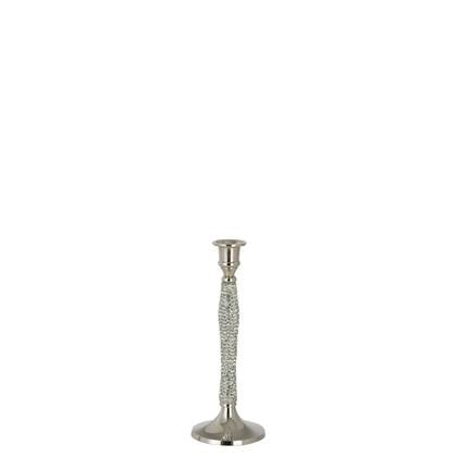 J-Line kandelaar Diamant - aluminium - zilver - medium