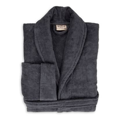 Walra - Badjas Casual Robe - L|XL - Antraciet Antraciet, Grijs