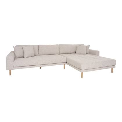 House Nordic  Chaise Longue Bank Rechts - Beige - Lido