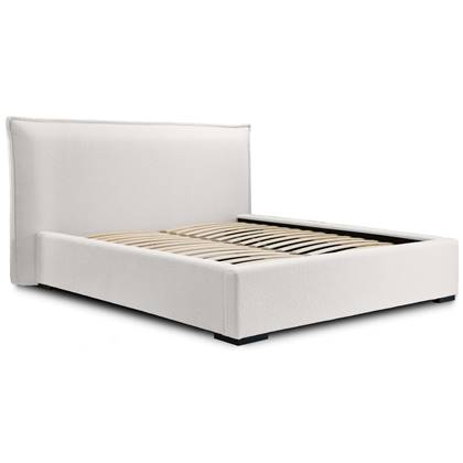 Trae Mobler Nevada 140 x 200 cm Bed Naturel Bouclé Crème
